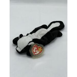 1995 Stinky The Skunk TY Beanie Baby‎ Original PVC Pellets Vintage 90's